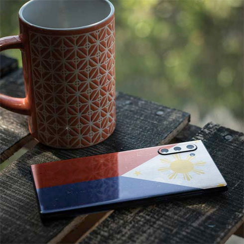 Philippines Flag Distressed Galaxy Note 10 Skin